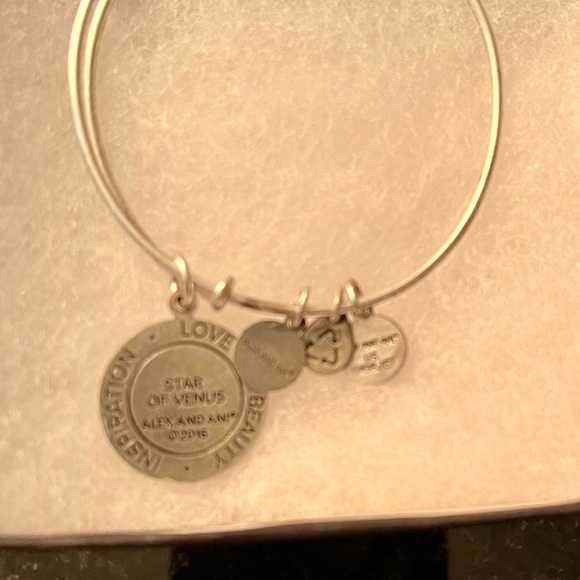 3 Alex and Ani Silver Bracelets - Picture 6 of 6
